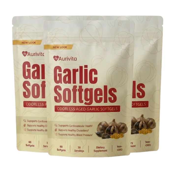 Aurivita Odorless Aged Garlic Softgels (90 Servings)