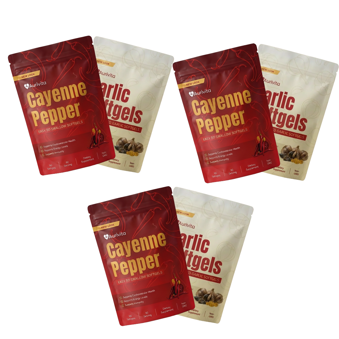 Buy 3 Cayenne + Buy 3 Garlic