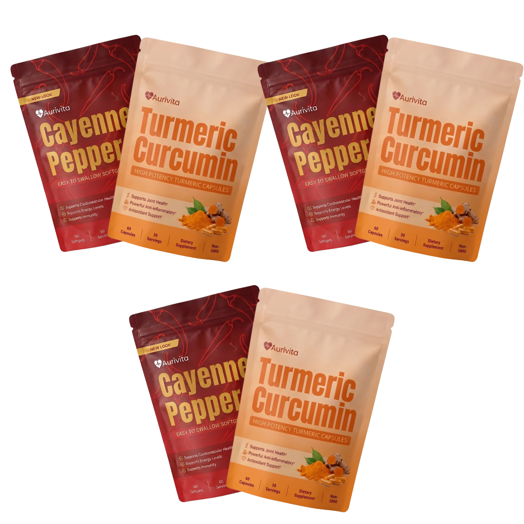 Buy 3 Cayenne + Buy 3 Tumeric